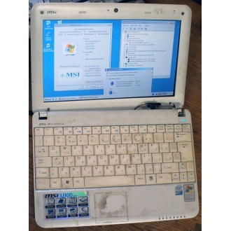 Нетбук MSI Wind U100 (Intel Atom N270 1.66Ghz /1024Mb DDR2 /120Gb /10" 1024x600) - Сочи