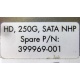 HP HD 250G SATA NLP Spare P/N 399699-001 (Сочи)