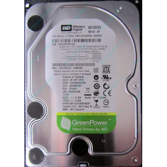 Б/У жёсткий диск 1Tb Western Digital WD10EVVS Green (WD AV-GP 1000 GB) 5400 rpm SATA (Сочи)