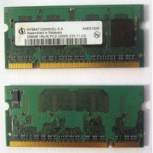 Модуль памяти для ноутбуков 256MB DDR2 SODIMM PC3200 (Сочи)