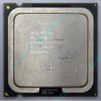 Процессор Intel Celeron D 345J (3.06GHz /256kb /533MHz) SL7TQ s.775 (Сочи)