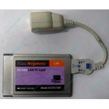 Сетевая карта для ноутбука 3COM Mehahertz 3CCFE574BT (PCMCIA) - Сочи